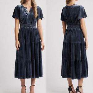 Zoe and Claire Velvet dress